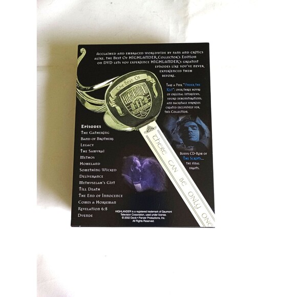 Best Of Highlander Deluxe Collector'S Edition, 6 Dvd Set With Bonus Dvd - Picture 2 of 6